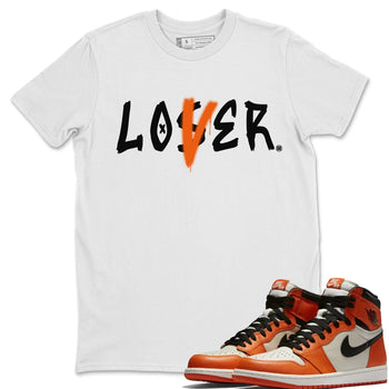 Jordan 1 Shattered Backboard Away Sneaker Match Tees Loser Lover Sneaker Tees Jordan 1 Shattered Backboard Away Sneaker Release Tees Unisex Shirts