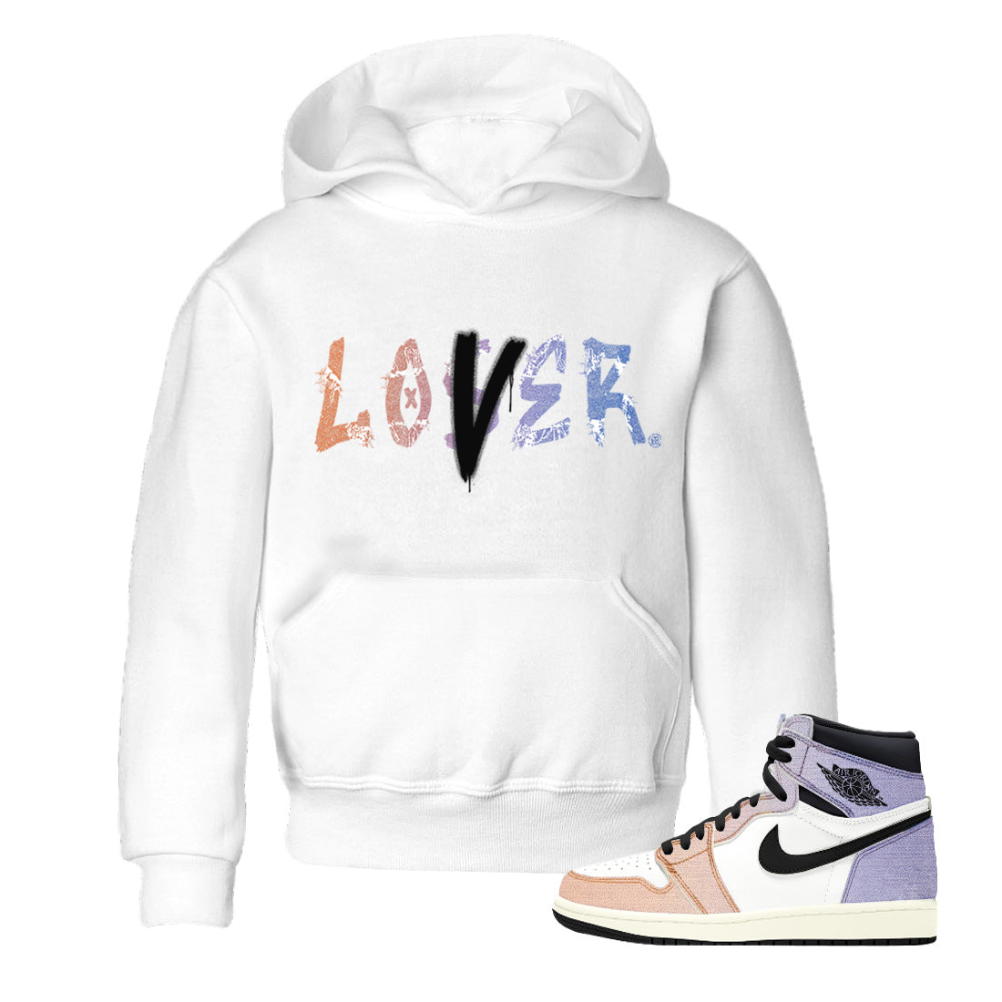 Jordan 1 Skyline Sneaker Match Tees Loser Lover Sneaker Tees Jordan 1 Skyline Sneaker Release Tees Kids Shirts