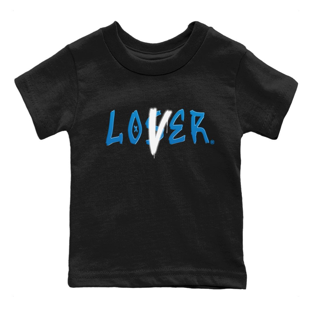 Air Jordan 1 Travis Scott Fragment Sneaker Match Tees Loser Lover Sneaker Tees Air Jordan 1 High x Travis Scott x Fragment Sneaker Release Tees Kids Shirts Black 2