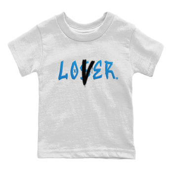 Air Jordan 1 Travis Scott Fragment Sneaker Match Tees Loser Lover Sneaker Tees Air Jordan 1 High x Travis Scott x Fragment Sneaker Release Tees Kids Shirts White 2