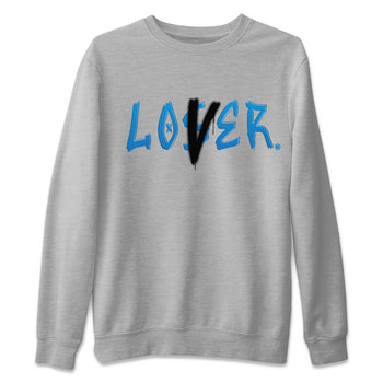 Air Jordan 1 Travis Scott Fragment Sneaker Match Tees Loser Lover Sneaker Tees Air Jordan 1 High x Travis Scott x Fragment Sneaker Release Tees Unisex Shirts Heather Grey 2