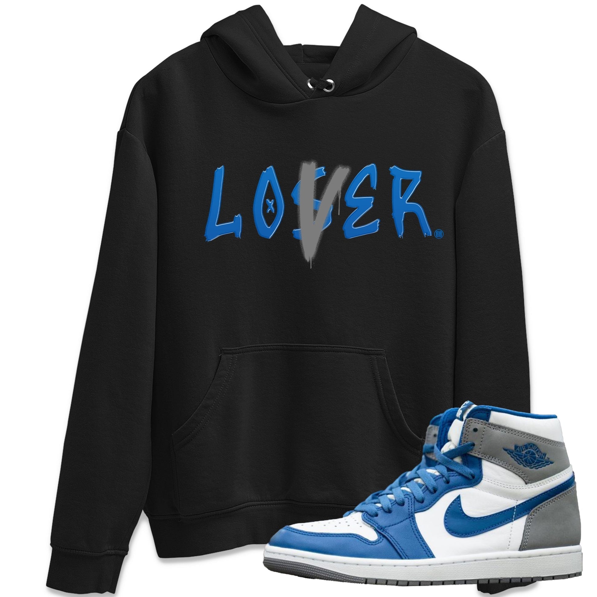 Jordan 1 True Blue Sneaker Match Tees Loser Lover Sneaker Tees Jordan 1 True Blue Sneaker Release Tees Unisex Shirts