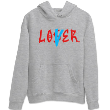 Air Jordan 1 UNC to Chicago Sneaker Match Tees Loser Lover Sneaker Tees Jordan 1 Low OG WMNS UNC to Chicago SNRT Sneaker Release Tees Unisex Shirts Heather Grey 2