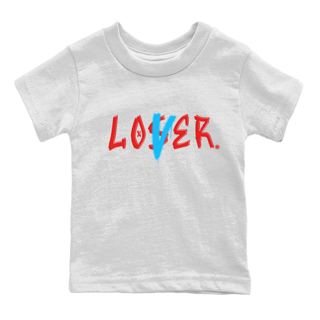 Air Jordan 1 UNC to Chicago Sneaker Match Tees Loser Lover Sneaker Tees Jordan 1 Low OG WMNS UNC to Chicago SNRT Sneaker Release Tees Kids and Baby Youth Shirts White 2