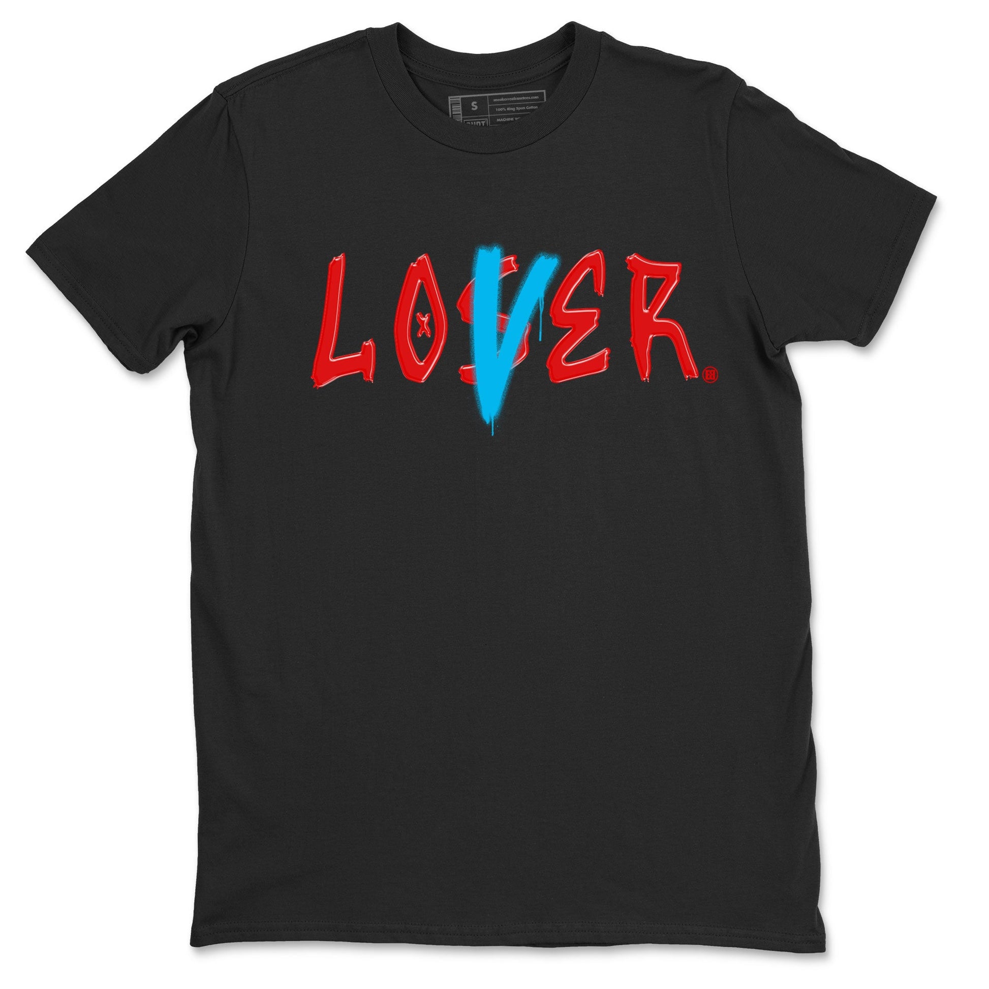 Air Jordan 1 UNC to Chicago Sneaker Match Tees Loser Lover Sneaker Tees Jordan 1 Low OG WMNS UNC to Chicago SNRT Sneaker Release Tees Unisex Shirts Black 2