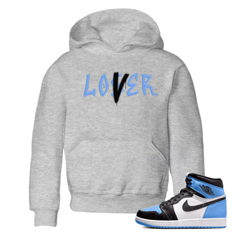 Air Jordan 1 UNC Toe shirt to match jordans Loser Lover sneaker tees Air Jordan 1 Retro High OG UNC Toe SNRT Sneaker Release Tees Baby Toddler Heather Grey 1 T-Shirt
