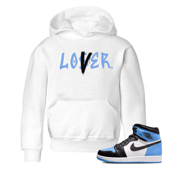 Air Jordan 1 UNC Toe shirt to match jordans Loser Lover sneaker tees Air Jordan 1 Retro High OG UNC Toe SNRT Sneaker Release Tees Baby Toddler White 1 T-Shirt