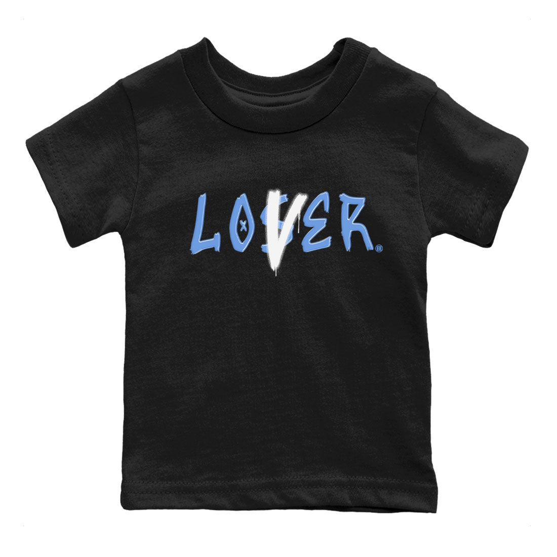 Air Jordan 1 UNC Toe shirt to match jordans Loser Lover sneaker tees Air Jordan 1 Retro High OG UNC Toe SNRT Sneaker Release Tees Baby Toddler Black 2 T-Shirt