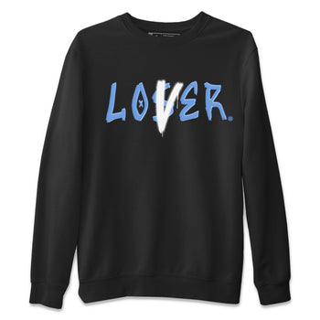 Air Jordan 1 UNC Toe shirt to match jordans Loser Lover sneaker tees Air Jordan 1 Retro High OG UNC Toe SNRT Sneaker Release Tees Unisex Black 2 T-Shirt