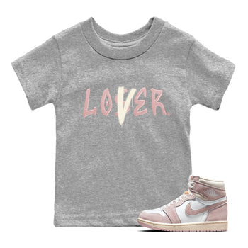 Air Jordan 1 Washed Pink Loser Lover Baby and Kids Sneaker Tees Air Jordan 1 High OG WMNS Washed Pink Kids Sneaker Tees Size Chart