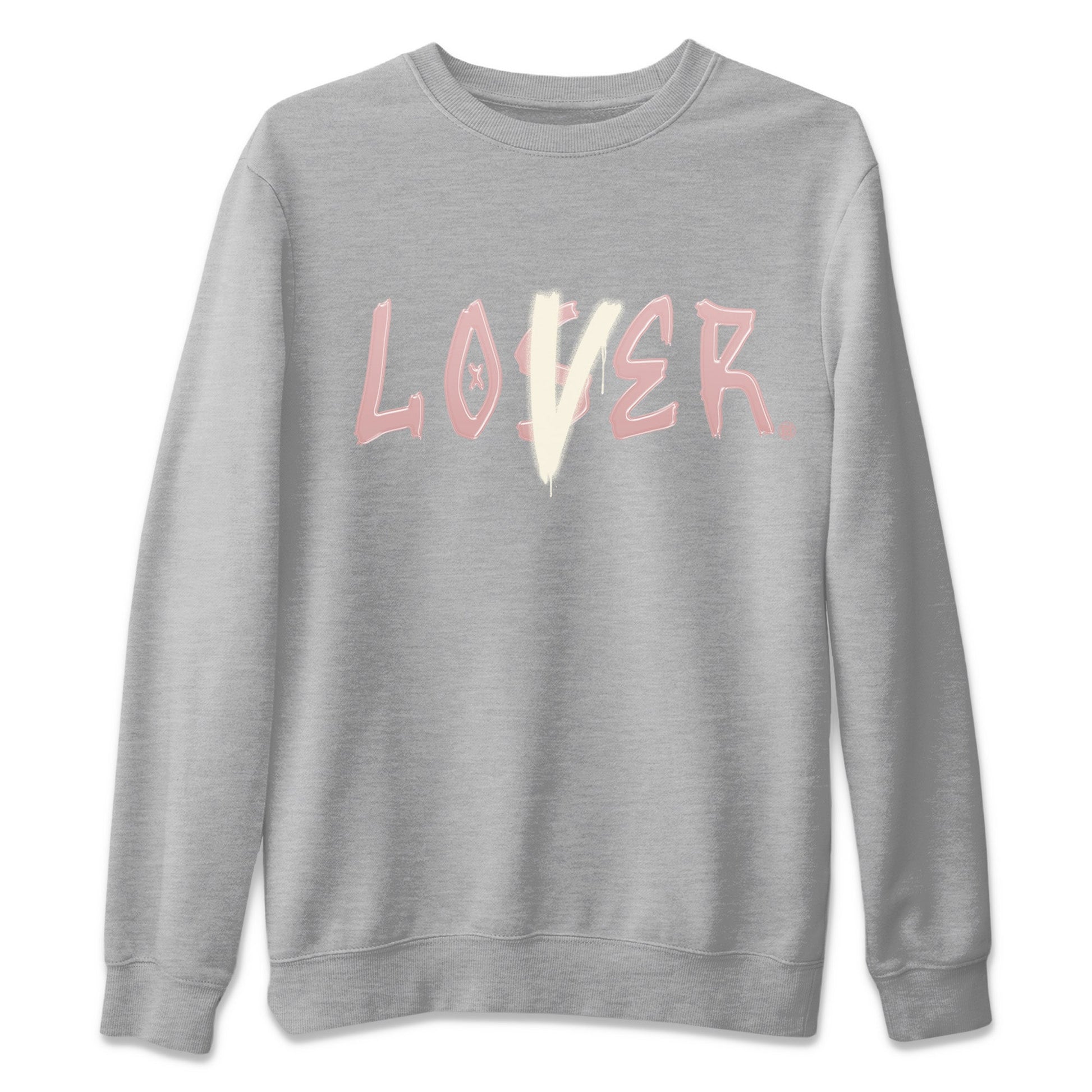 Air Jordan 1 Washed Pink Sneaker Match Tees Loser Lover Sneaker Tees Air Jordan 1 High OG WMNS Washed Pink Sneaker Release Tees Unisex Shirts Heather Grey 2