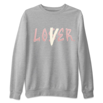 Air Jordan 1 Washed Pink Sneaker Match Tees Loser Lover Sneaker Tees Air Jordan 1 High OG WMNS Washed Pink Sneaker Release Tees Unisex Shirts Heather Grey 2
