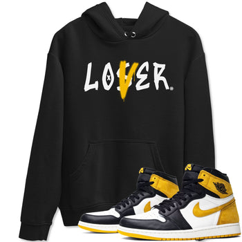 Jordan 1 High OG Yellow Ochre Shirt To Match Jordans Loser Lover Streetwear Fashion Air Jordan 1 Yellow Ochre SNRT Sneaker Release Tees unisex cotton Black 1 crew neck shirt