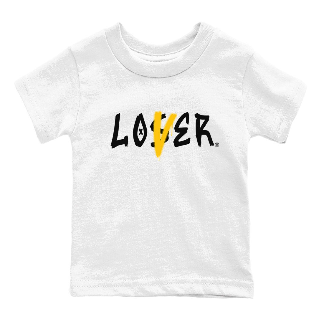 Jordan 1 High OG Yellow Ochre Shirt To Match Jordans Loser Lover Streetwear Fashion Air Jordan 1 Yellow Ochre SNRT sneaker release tees baby toddler White 2 cotton Shirt