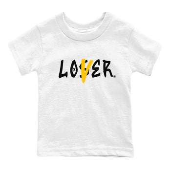Jordan 1 High OG Yellow Ochre Shirt To Match Jordans Loser Lover Streetwear Fashion Air Jordan 1 Yellow Ochre SNRT sneaker release tees baby toddler White 2 cotton Shirt