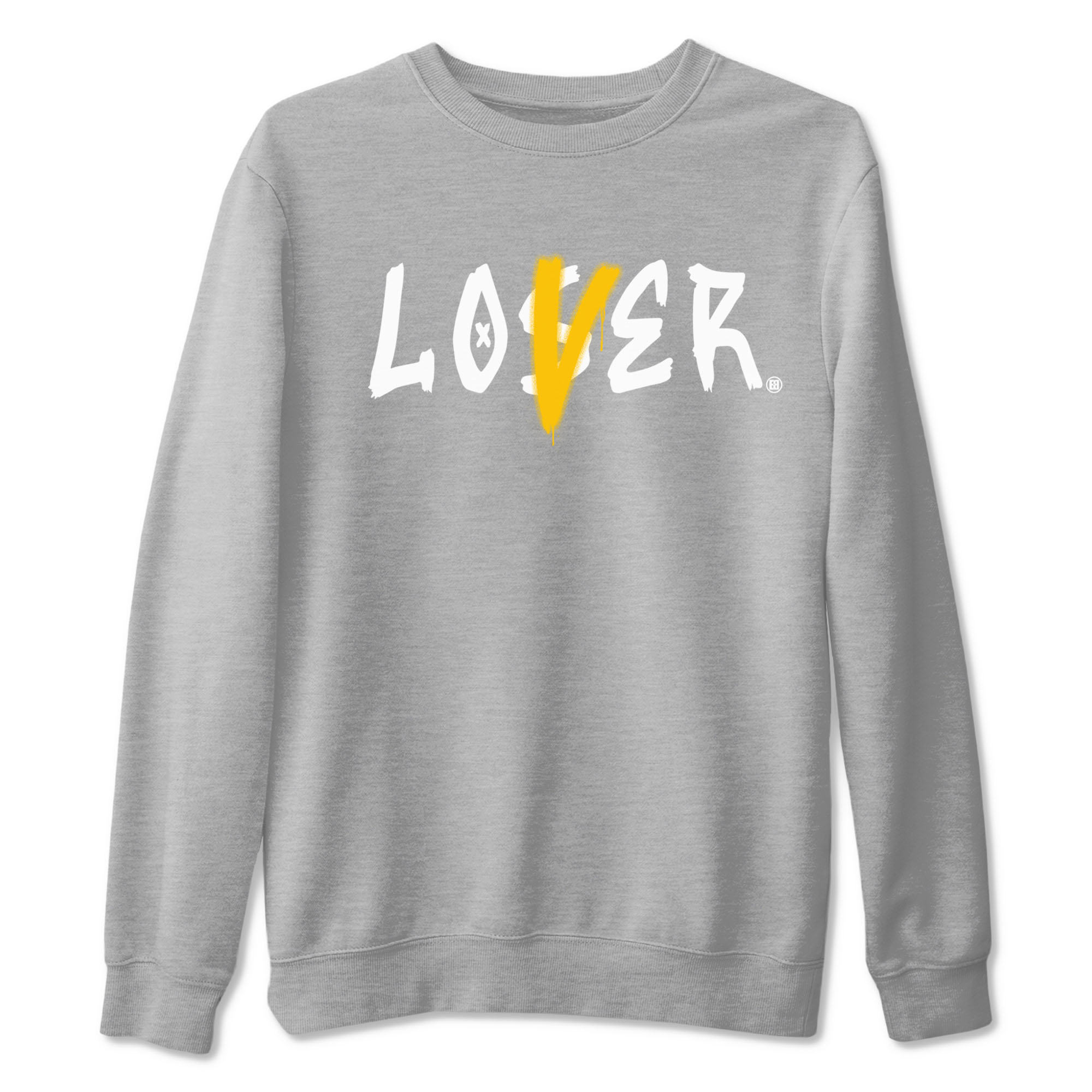 Jordan 1 High OG Yellow Ochre Shirt To Match Jordans Loser Lover Streetwear Fashion Air Jordan 1 Yellow Ochre SNRT Sneaker Release Tees unisex cotton Heather Grey 2 crew neck shirt