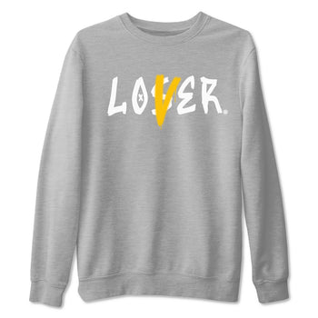 Jordan 1 High OG Yellow Ochre Shirt To Match Jordans Loser Lover Streetwear Fashion Air Jordan 1 Yellow Ochre SNRT Sneaker Release Tees unisex cotton Heather Grey 2 crew neck shirt