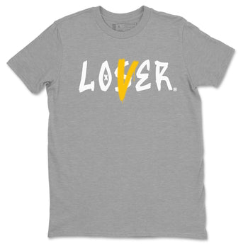Jordan 1 High OG Yellow Ochre Shirt To Match Jordans Loser Lover Streetwear Fashion Air Jordan 1 Yellow Ochre SNRT Sneaker Release Tees unisex cotton Heather Grey 2 crew neck shirt