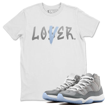 Jordan 11 Cool Grey Sneaker Match Tees Loser Lover Sneaker Tees Jordan 11 Cool Grey Sneaker Release Tees Unisex Shirts