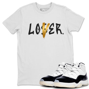 Air Jordan 11 Gratitude shirt to match jordans Loser Lover sneaker tees Jordan 11 Retro Gratitude SNRT Sneaker Tees Unisex Streetwear Clothing White 1 T-Shirt