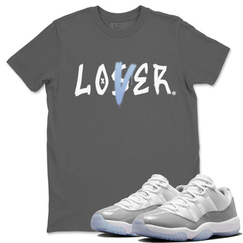 Air Jordan 11 White Cement Loser Lover Crew Neck Sneaker Tees Air Jordan 11 Retro White Cement Sneaker T-Shirts Washing and Care Tip