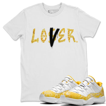 Jordan 11 Yellow Python Sneaker Match Tees Loser Lover Sneaker Tees Jordan 11 Yellow Python Sneaker Release Tees Unisex Shirts