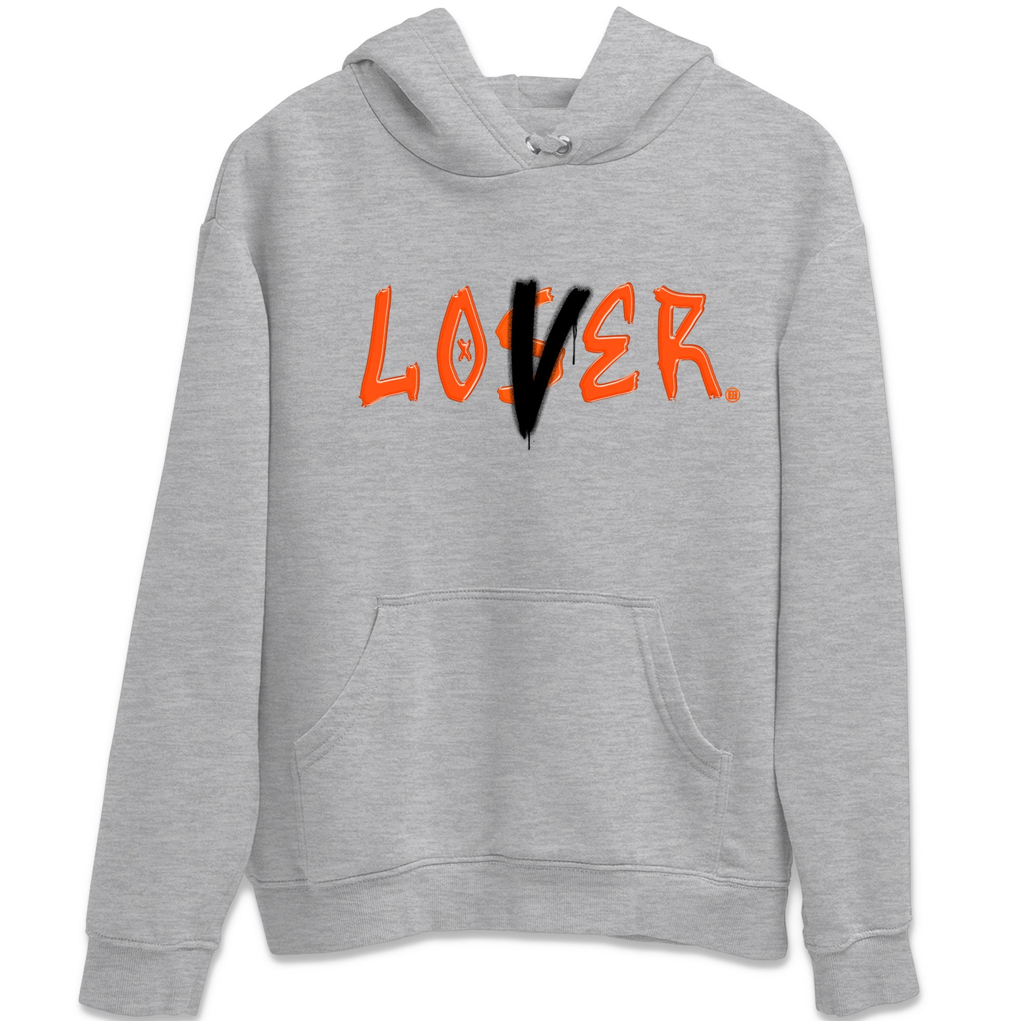 Air Jordan 12 Brilliant Orange Sneaker Match Tees Loser Lover Sneaker Tees 12s Brilliant Orange Tee Unisex Shirts Heather Grey 2