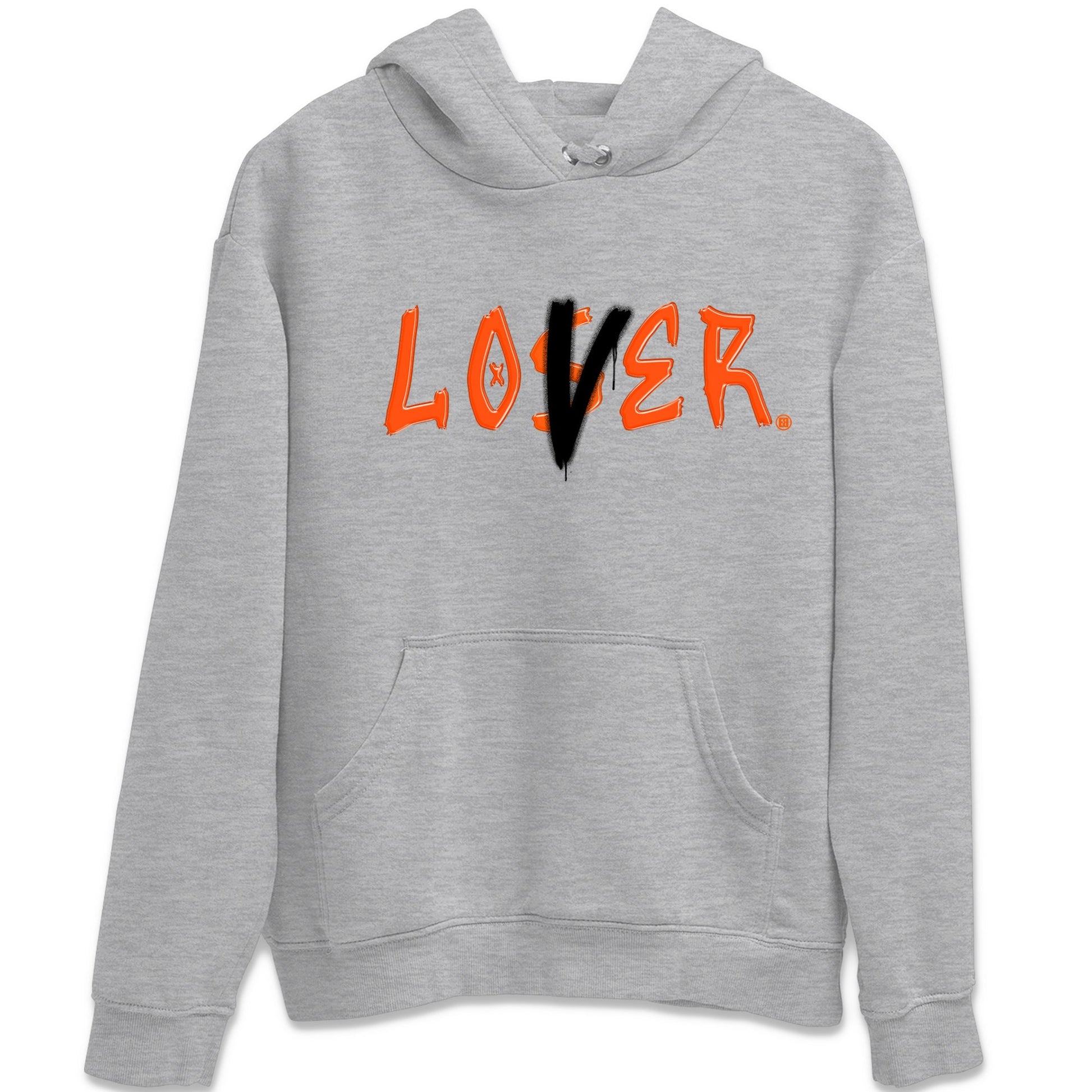 Air Jordan 12 Brilliant Orange Sneaker Match Tees Loser Lover Sneaker Tees 12s Brilliant Orange Tee Unisex Shirts Heather Grey 2