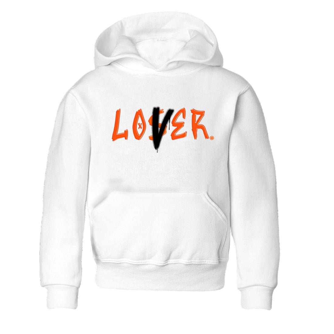 Air Jordan 12 Brilliant Orange Sneaker Match Tees Loser Lover Sneaker Tees 12s Brilliant Orange Tee Kids Shirts White 2
