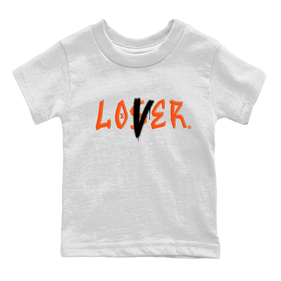 Air Jordan 12 Brilliant Orange Sneaker Match Tees Loser Lover Sneaker Tees 12s Brilliant Orange Tee Kids Shirts White 2