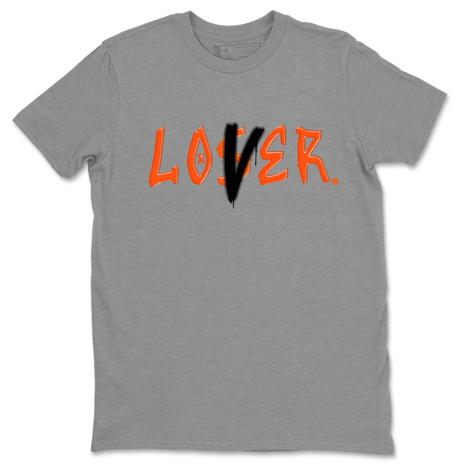 Air Jordan 12 Brilliant Orange Sneaker Match Tees Loser Lover Sneaker Tees 12s Brilliant Orange Tee Unisex Shirts Heather Grey 2