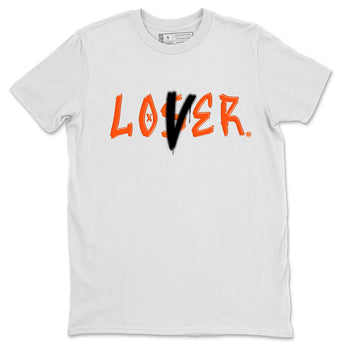 Air Jordan 12 Brilliant Orange Sneaker Match Tees Loser Lover Sneaker Tees 12s Brilliant Orange Tee Unisex Shirts White 2