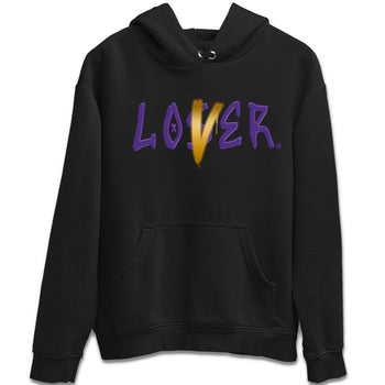 Air Jordan 12 Field Purple Sneaker Match Tees Loser Lover Sneaker T-Shirts AJ12 Field Purple Sneaker Release Tees Unisex Shirts Black 2