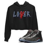 Jordan 12 Grind Sneaker Match Tees Loser Lover Sneaker Tees Jordan 12 Grind Sneaker Release Tees Women's Shirts