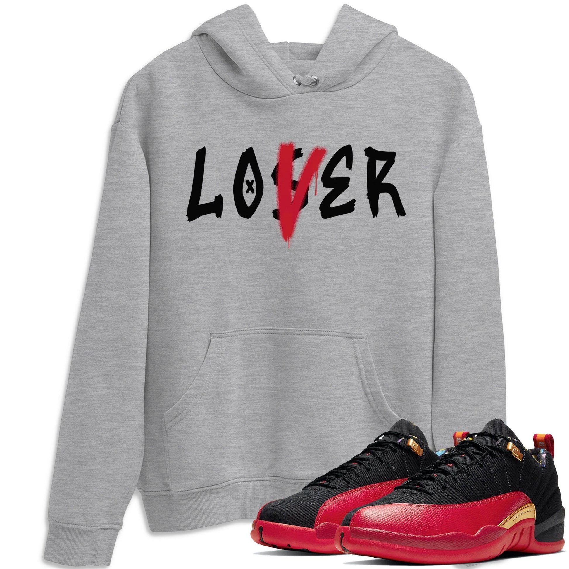 Jordan 12 Super Bowl Sneaker Match Tees Loser Lover Sneaker Tees Jordan 12 Super Bowl Sneaker Release Tees Unisex Shirts