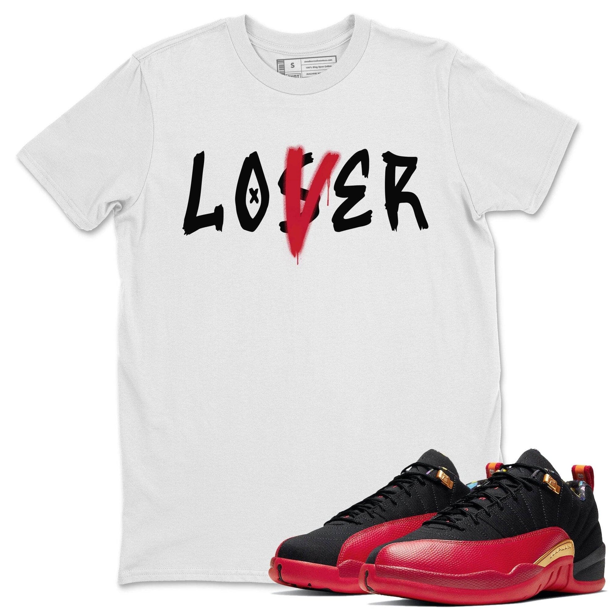 Jordan 12 Super Bowl Sneaker Match Tees Loser Lover Sneaker Tees Jordan 12 Super Bowl Sneaker Release Tees Unisex Shirts