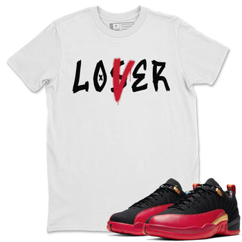 Jordan 12 Super Bowl Sneaker Match Tees Loser Lover Sneaker Tees Jordan 12 Super Bowl Sneaker Release Tees Unisex Shirts
