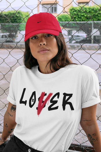 Jordan 12 Super Bowl Sneaker Match Tees Loser Lover Sneaker Tees Jordan 12 Super Bowl Sneaker Release Tees Unisex Shirts