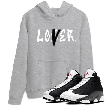 Air Jordan 13 Black Flint Sneaker Match Tees Loser Lover Sneaker Tees Air Jordan 13 Retro Black Flint Sneaker Release Tees Unisex Shirts Heather Grey 1