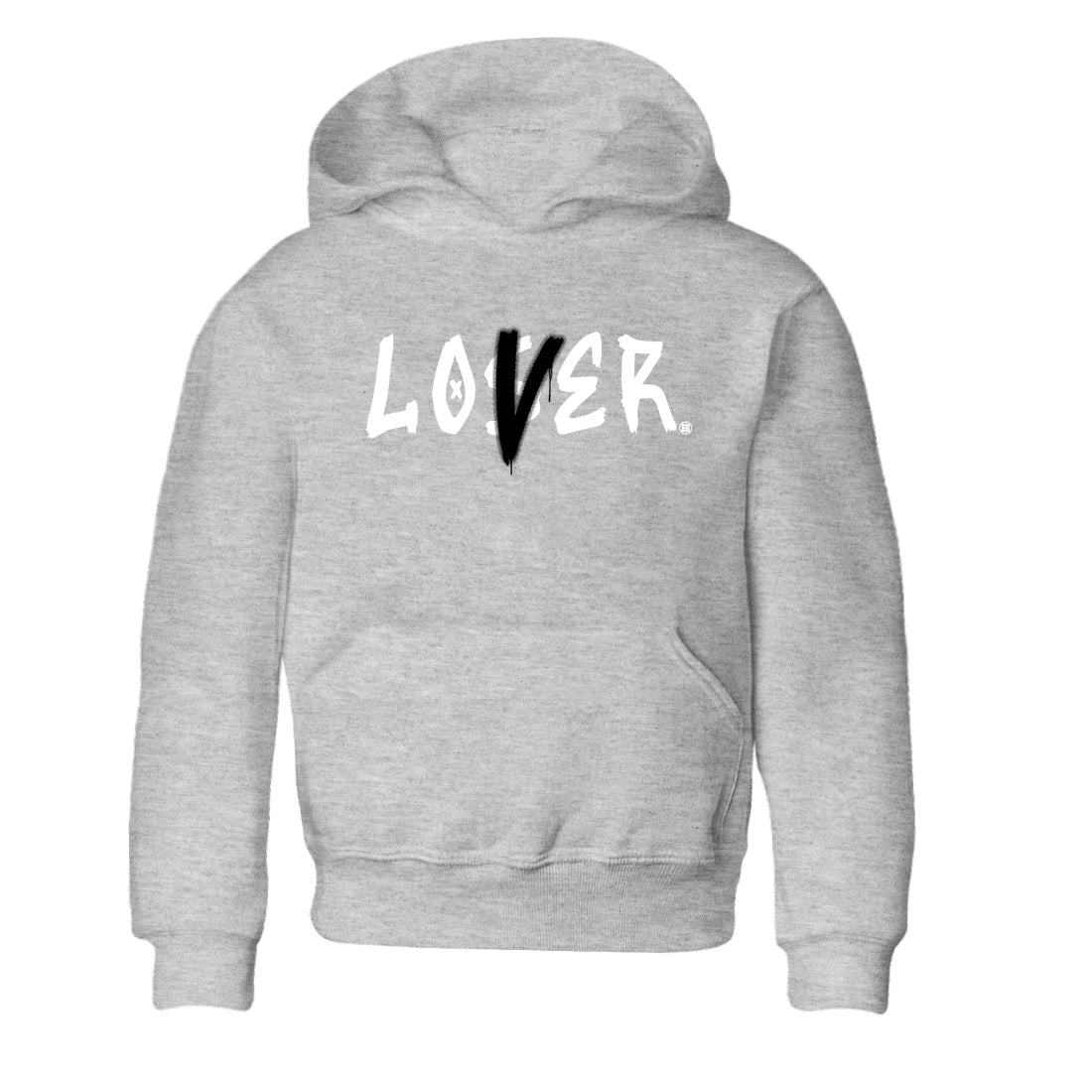 Air Jordan 13 Black Flint Sneaker Match Tees Loser Lover Sneaker Tees Air Jordan 13 Retro Black Flint Sneaker Release Tees Kids Shirts Heather Grey 2