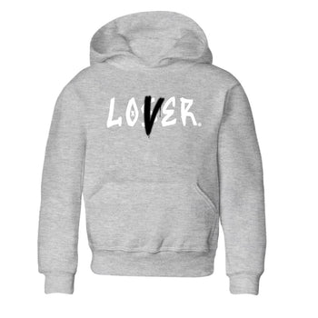 Air Jordan 13 Black Flint Sneaker Match Tees Loser Lover Sneaker Tees Air Jordan 13 Retro Black Flint Sneaker Release Tees Kids Shirts Heather Grey 2
