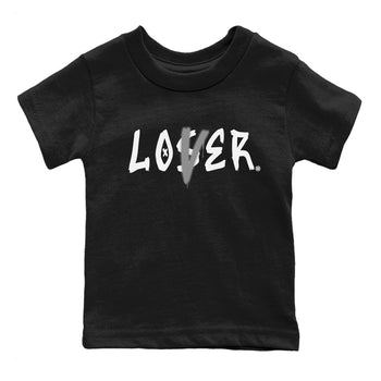 Air Jordan 13 Black Flint Sneaker Match Tees Loser Lover Sneaker Tees Air Jordan 13 Retro Black Flint Sneaker Release Tees Kids Shirts Black 2
