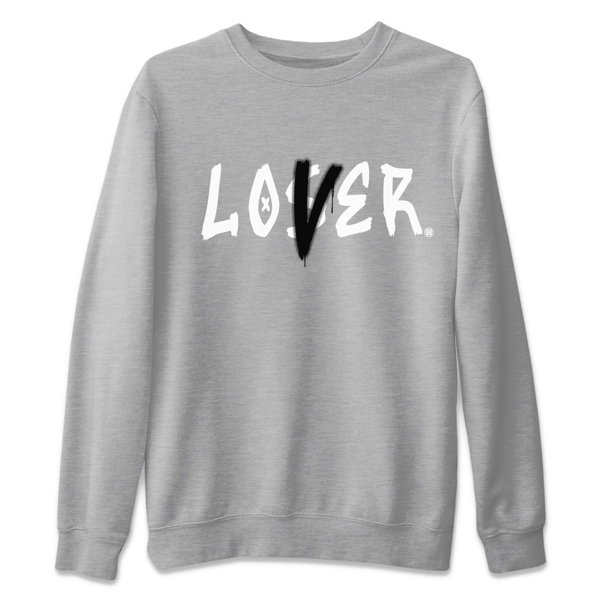 Air Jordan 13 Black Flint Sneaker Match Tees Loser Lover Sneaker Tees Air Jordan 13 Retro Black Flint Sneaker Release Tees Unisex Shirts Heather Grey 2