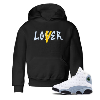 13s Blue Grey shirt to match jordans Loser Lover sneaker tees Air Jordan 13 Retro Blue Grey SNRT sneaker release tees baby toddler Black 1 cotton Shirt