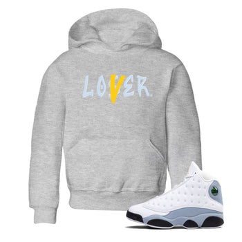 13s Blue Grey shirt to match jordans Loser Lover sneaker tees Air Jordan 13 Retro Blue Grey SNRT sneaker release tees baby toddler Heather Grey 1 cotton Shirt