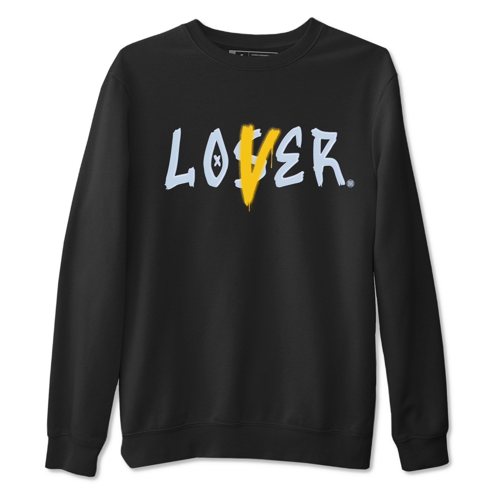 13s Blue Grey shirt to match jordans Loser Lover sneaker tees Air Jordan 13 Retro Blue Grey SNRT Sneaker Release Tees unisex cotton Black 2 crew neck shirt