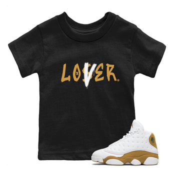 Jordan 13 Retro Wheat shirt to match jordans Loser Lover sneaker tees Air Jordan 13 Wheat SNRT Sneaker Tees Sneaker Matching Clothing Brand Baby Toddler Black 1 T-Shirt