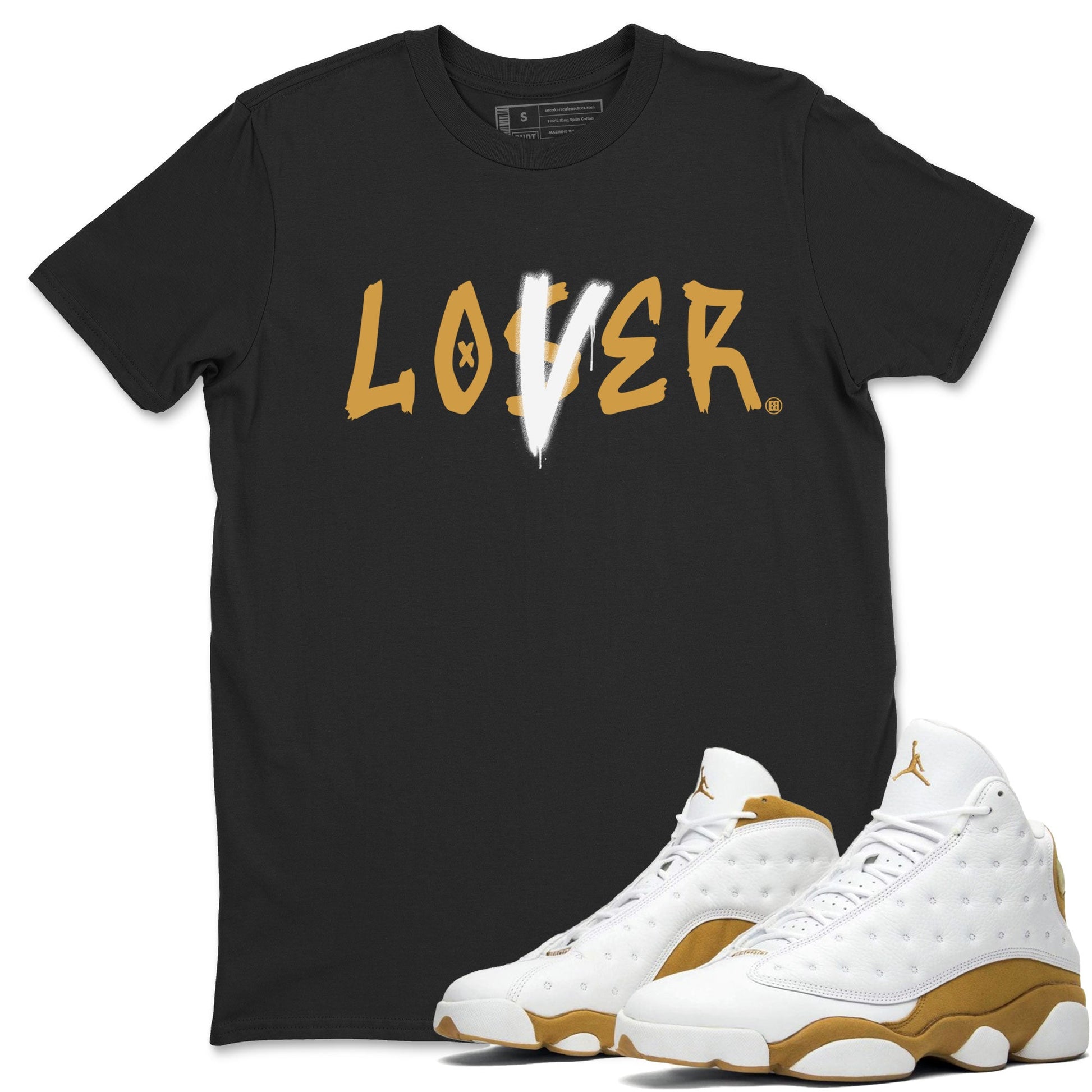 Jordan 13 Retro Wheat shirt to match jordans Loser Lover sneaker tees Air Jordan 13 Wheat SNRT Sneaker Tees Sneaker Matching Clothing Brand Unisex Sneaker Tee Black 1 T-Shirt