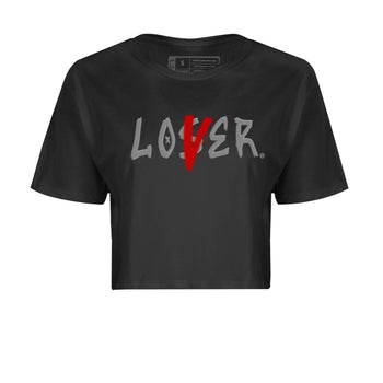 Air Jordan 13 Wolf Grey Sneaker Match Tees Loser Lover Sneaker Tees 13s Wolf Grey SNRT Sneaker Release Tees Women's Shirts Black 2