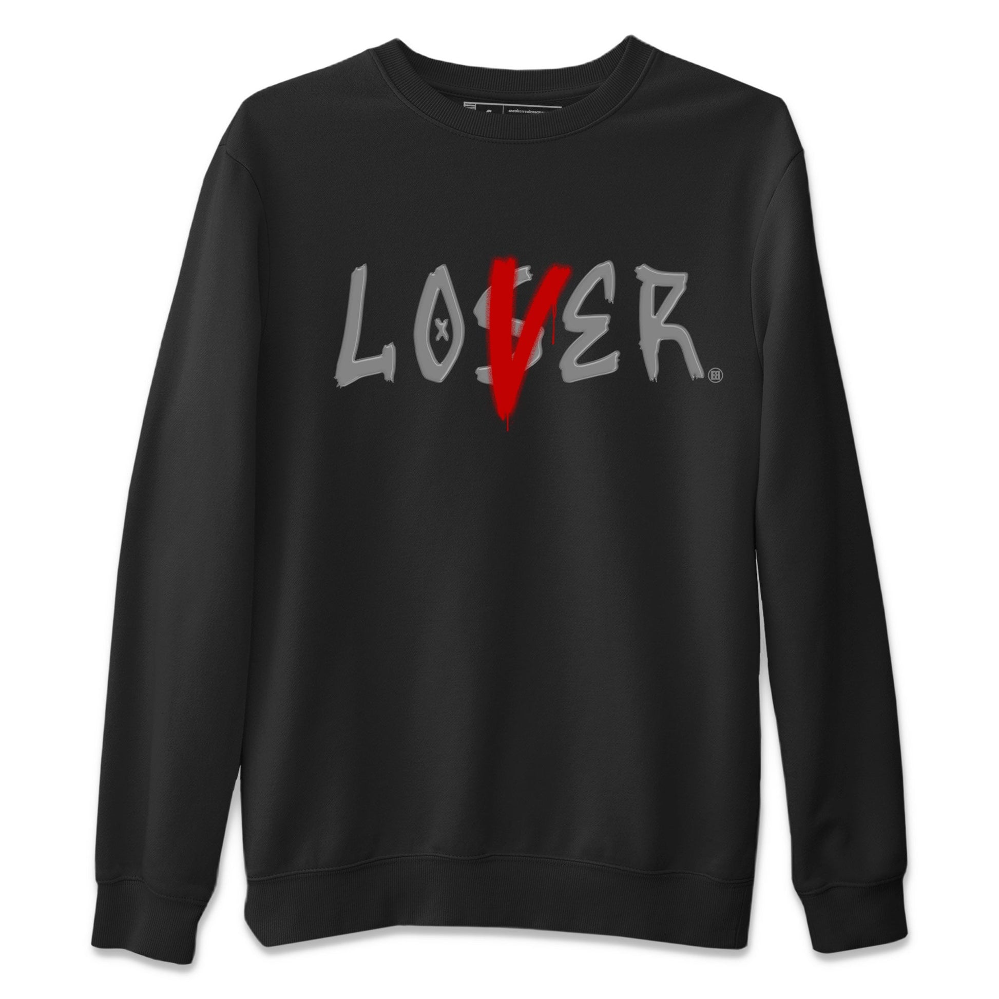 Air Jordan 13 Wolf Grey Sneaker Match Tees Loser Lover Sneaker Tees 13s Wolf Grey SNRT Sneaker Release Tees Unisex Shirts Black 2